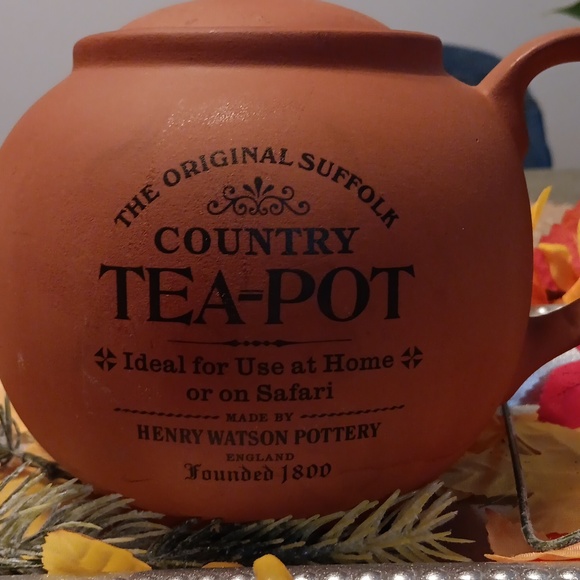 Original Suffolk Terra Cotta Henry Watson Teapot - Picture 1 of 5
